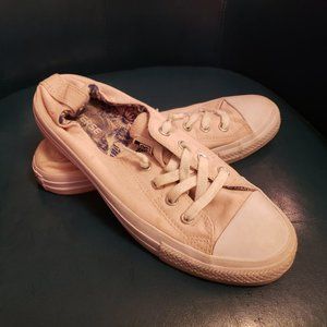 Pink Converse Shorelines Slip Ons